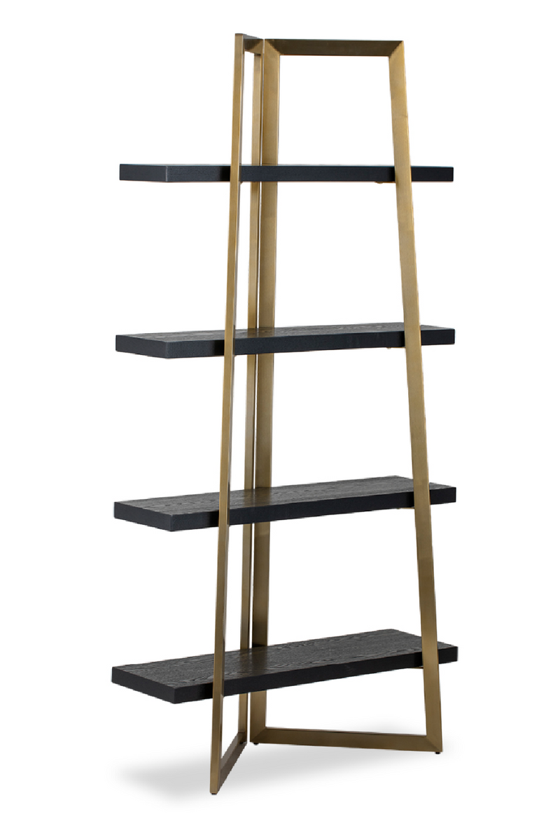 Black 4-Shelf Wooden Bookcase | Liang & Eimil Andaz | OROATRADETRADE.com