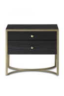 2-Drawer Brass Bedside Table | Liang & Eimil Rivoli | Oroatrade.com