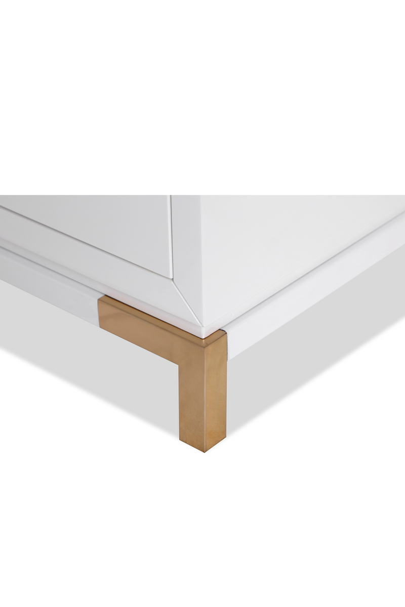 White Lacquered Bedside Table | Liang & Eimil Otium | OROATRADETRADE.com