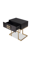 Rectangular Brass Bedside Table | Liang & Eimil Nobbu | Oroatrade.com