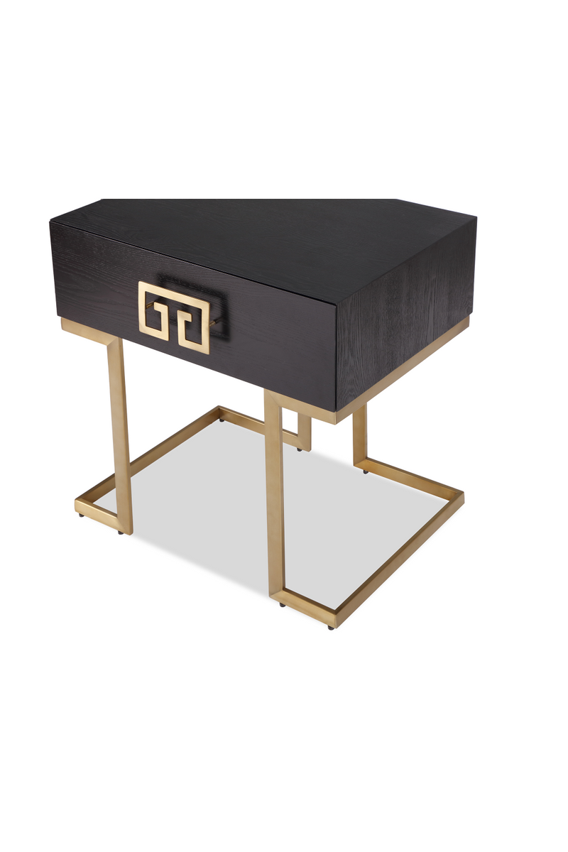 Rectangular Brass Bedside Table | Liang & Eimil Nobbu | Oroatrade.com