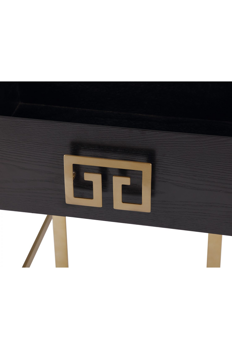 Rectangular Brass Bedside Table | Liang & Eimil Nobbu | Oroatrade.com