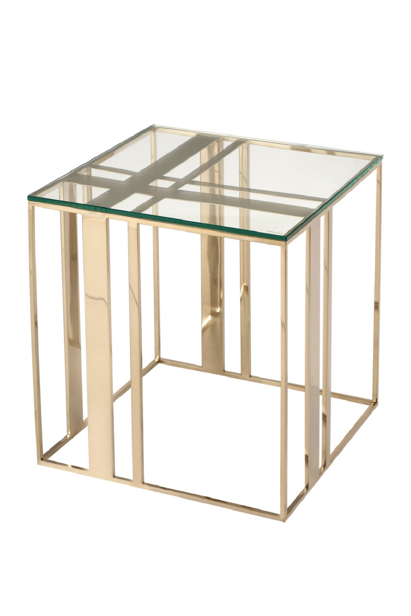 Brass Square Side Table | Liang & Eimil Lafayette | OROATRADE