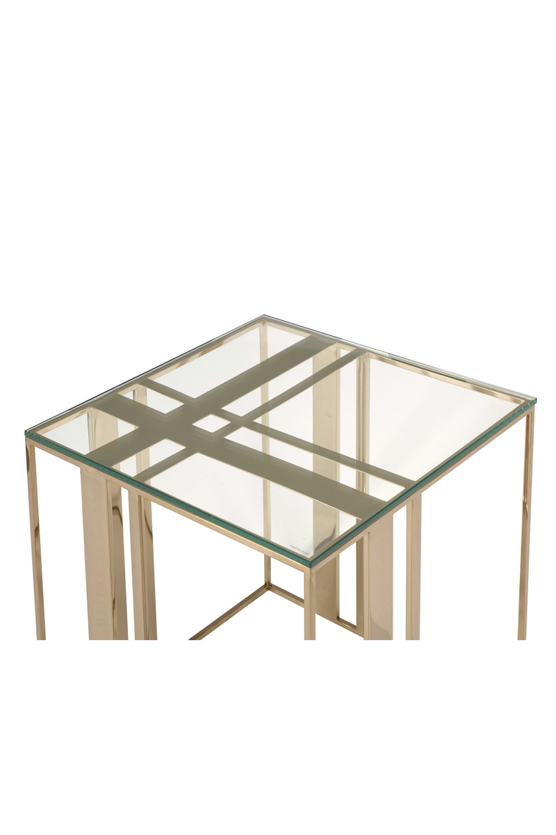 Brass Square Side Table | Liang & Eimil Lafayette | OROATRADE