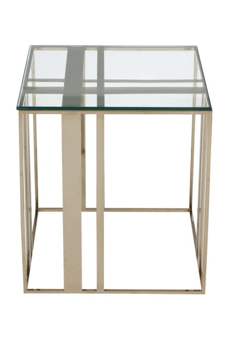 Brass Square Side Table | Liang & Eimil Lafayette | OROATRADE