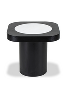 Black Ash Pedestal Side Table | Liang & Eimil Mythos | OROATRADE