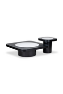 Black Ash Pedestal Side Table | Liang & Eimil Mythos | OROATRADE