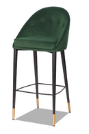 Emerald Green Velvet Barstool | Liang & Eimil Arden | Oroatrade.com