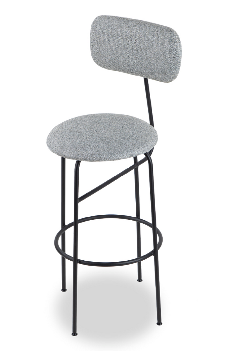 Gray Upholstered Barstool | Liang & Eimil Seclus | Oroatrade.com