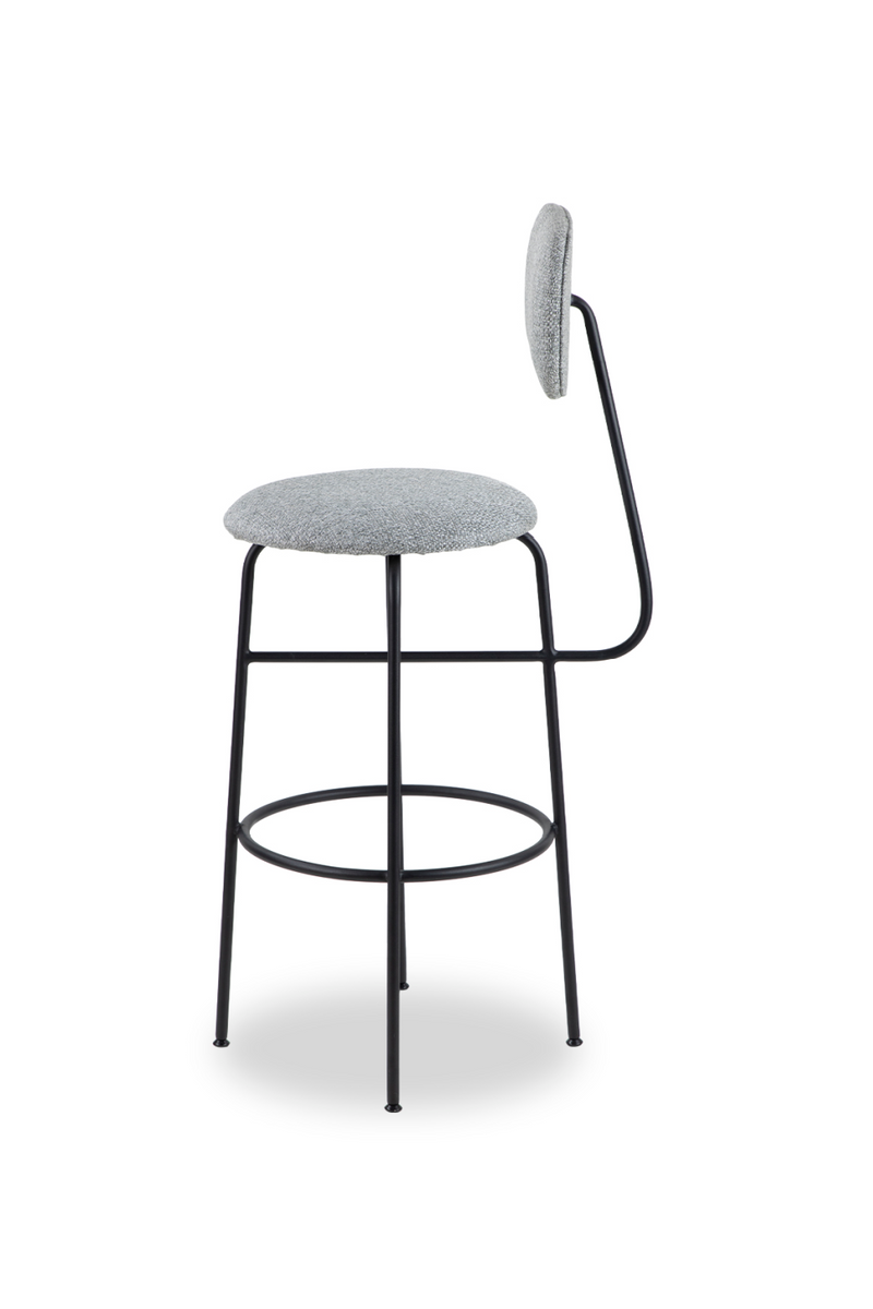 Gray Upholstered Barstool | Liang & Eimil Seclus | Oroatrade.com