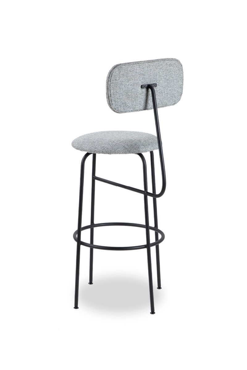 Gray Upholstered Barstool | Liang & Eimil Seclus | Oroatrade.com