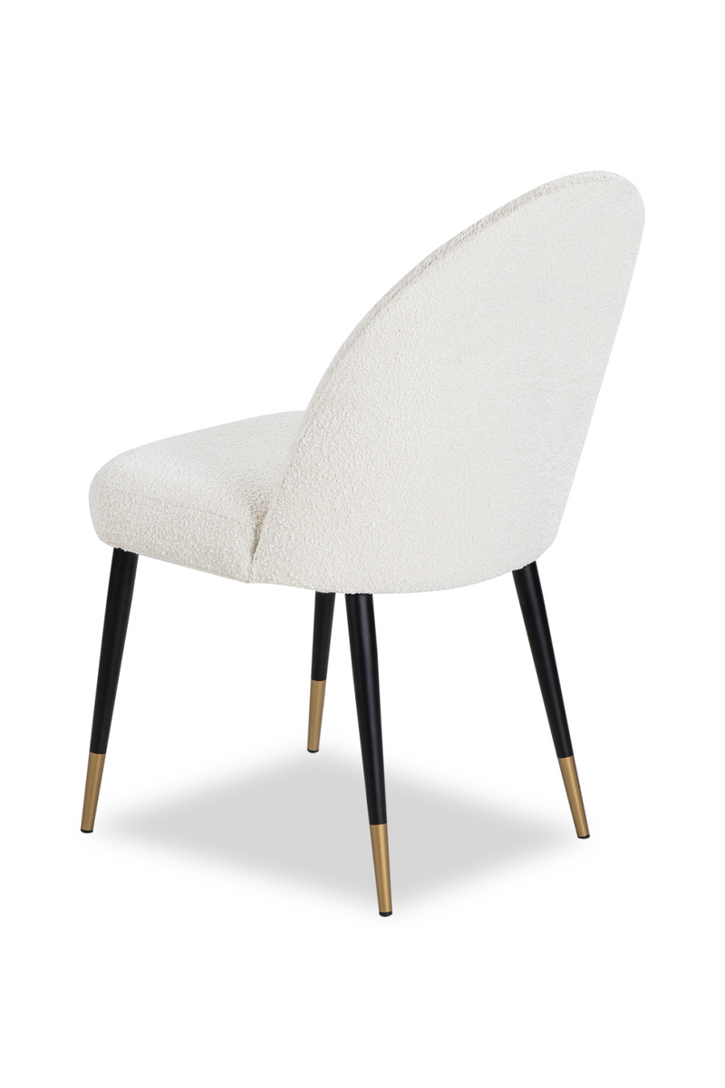 White Bouclé Dining Chair Set (2) | Liang & Eimil Alfa | OROATRADE