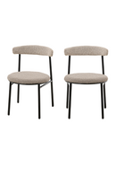 Bouclé Dining Chair Set (2) | Liang & Eimil Nook | Oroatrade.com