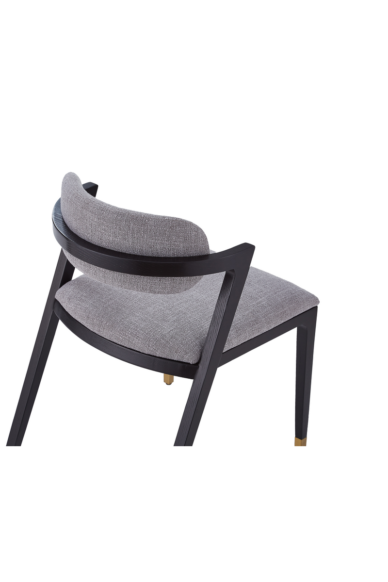 Black Ash Gray Upholstery Dining Chair | Liang & Eimil Greta | OROATRADE