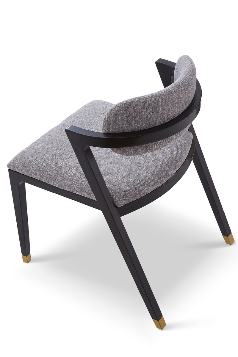 Black Ash Gray Upholstery Dining Chair | Liang & Eimil Greta | OROATRADE