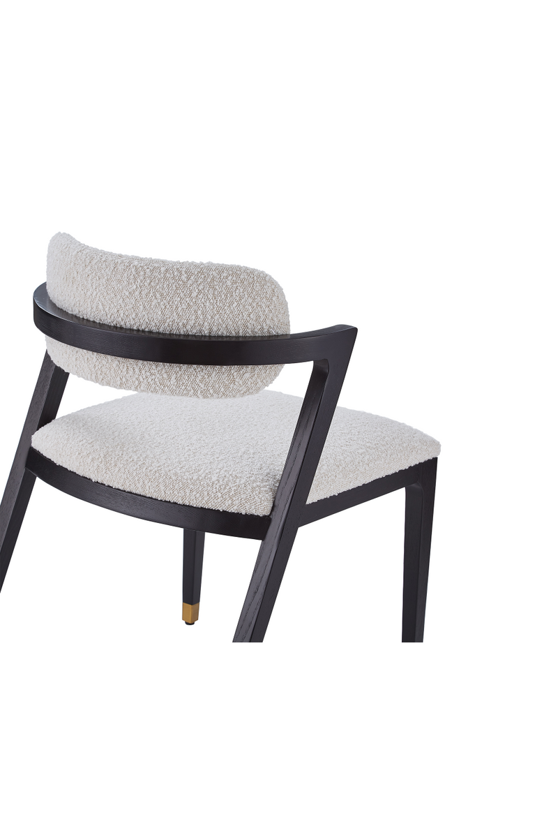 Black Ash Boucle Sand Dining Chair | Liang & Eimil Greta | OROATRADE