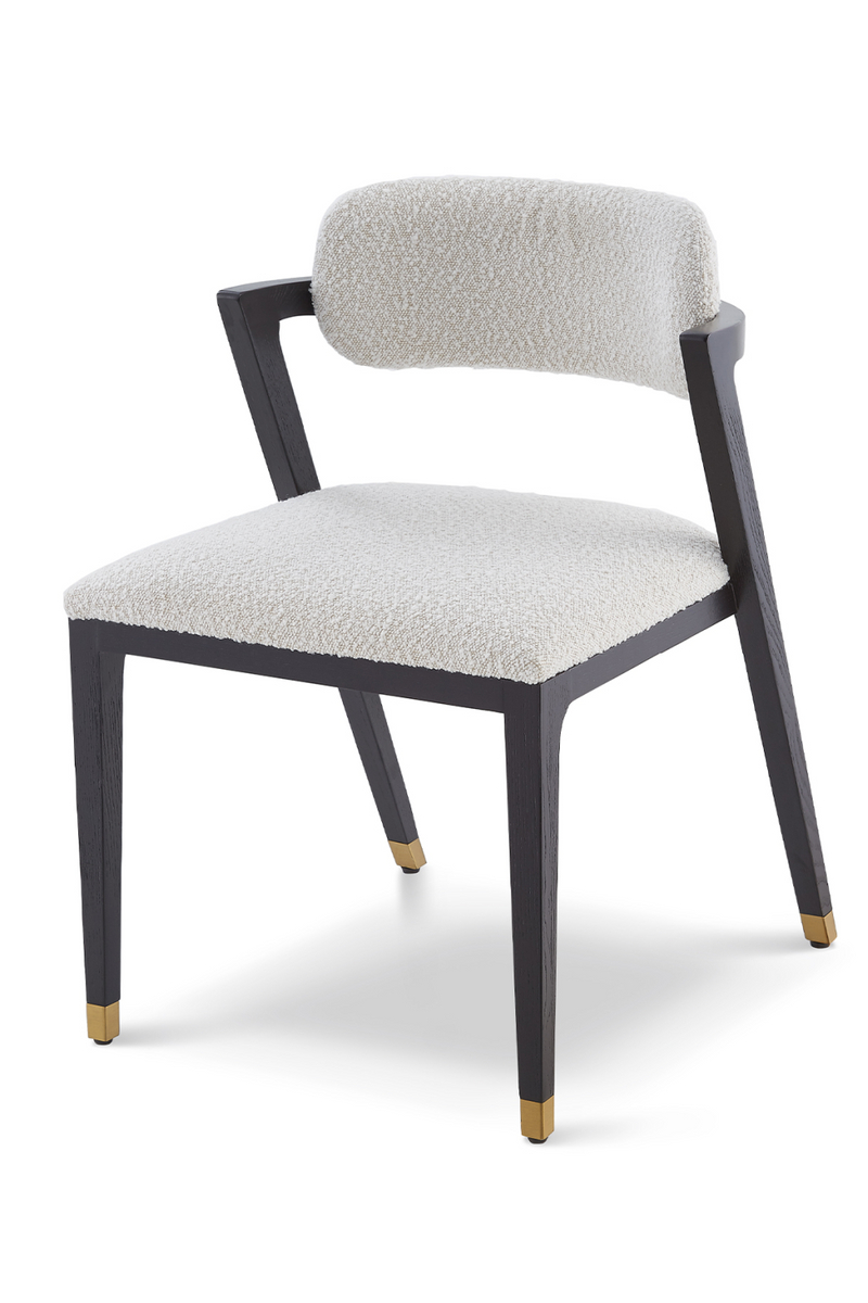 Black Ash Boucle Sand Dining Chair | Liang & Eimil Greta | OROATRADE