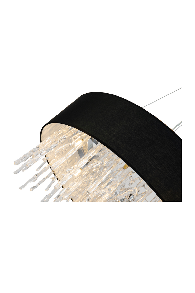 Black Fabric Shade Chandelier | Liang & Eimil Dumas | OROATRADETRADE.com