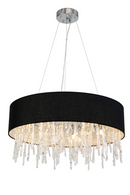 Black Fabric Shade Chandelier | Liang & Eimil Dumas | OROATRADETRADE.com