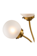 Brass White Globe Wall Lamps (2) | Liang & Eimil Opal | OROATRADETRADE.com