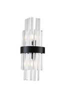 Black Metal and Glass Wall Lamp | Liang & Eimil Regency