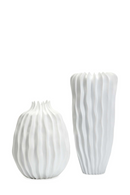 White Glazed Ceramic Vase | Liang & Eimil Ellen I | OROATRADETRADE.com