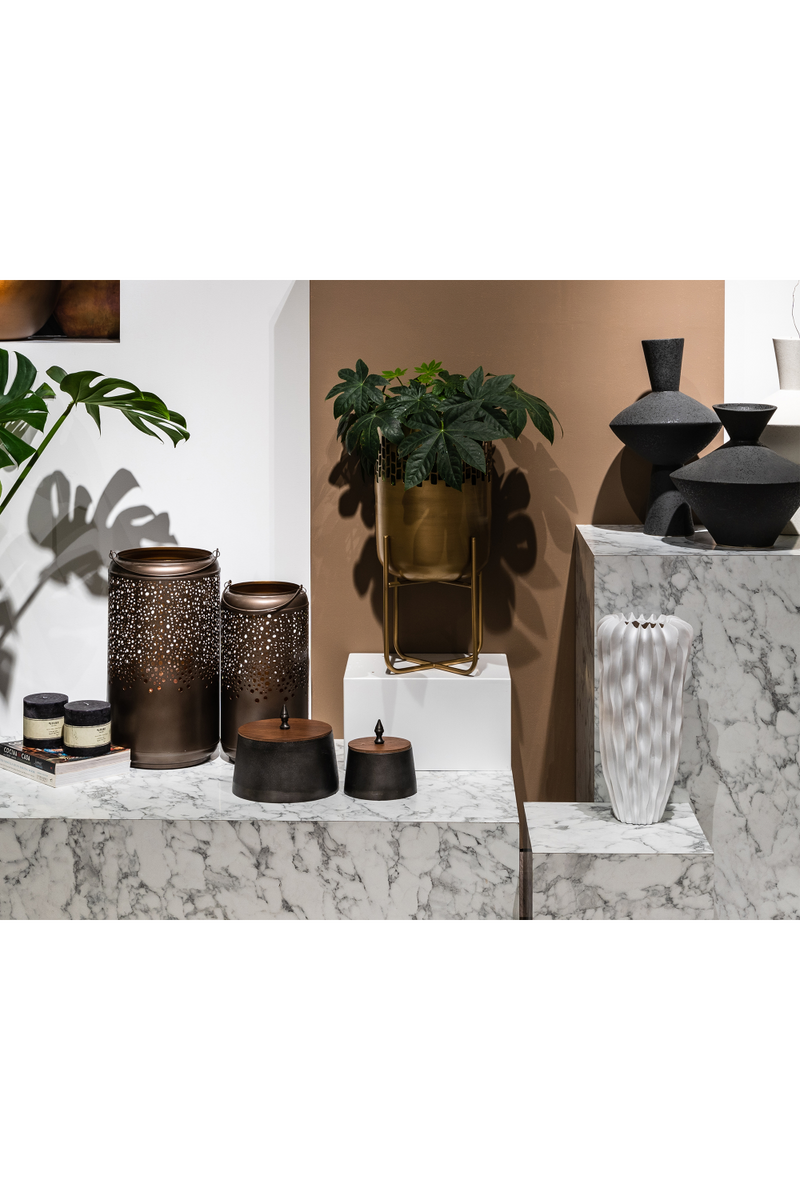 White Glazed Ceramic Vase | Liang & Eimil Ellen I | OROATRADETRADE.com