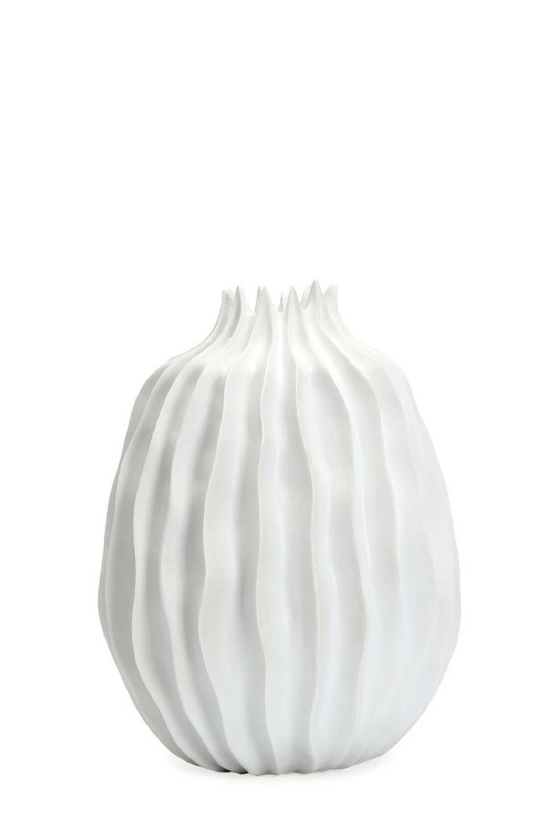 White Glazed Ceramic Vase | Liang & Eimil Ellen II | OROATRADETRADE.com