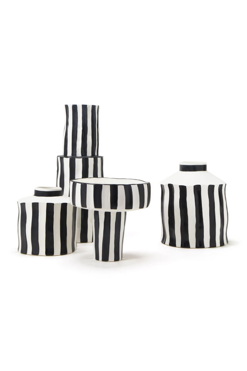 Black & White Ceramic Vase - L | Liang & Eimil Weston II | OROATRADETRADE.com