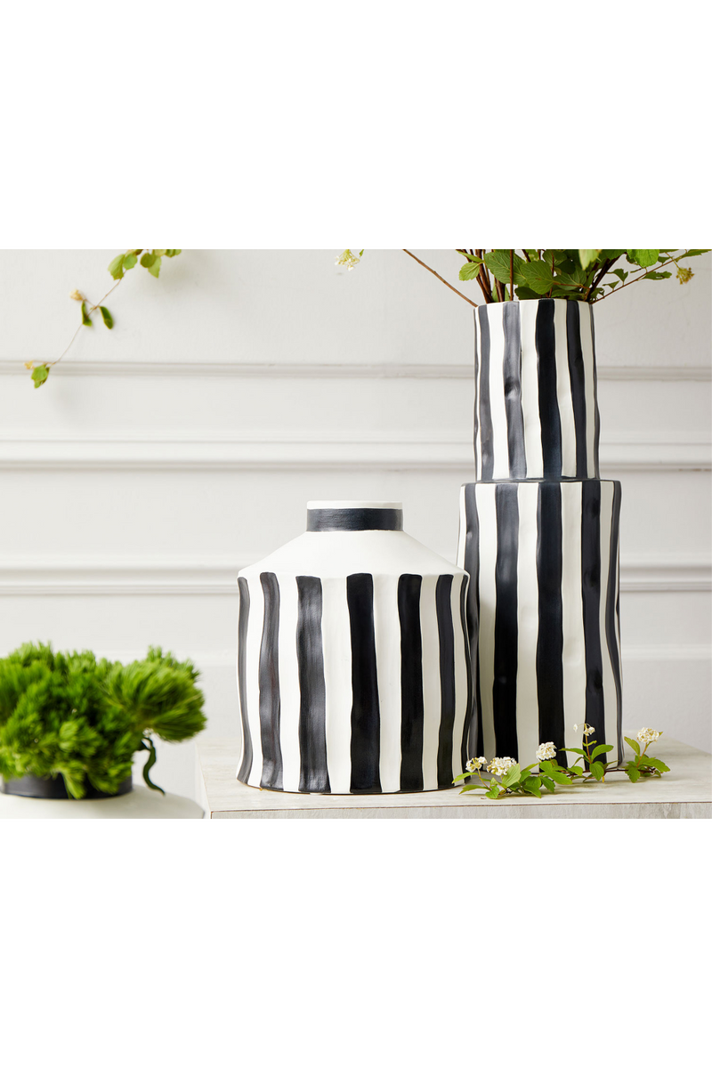 Black & White Ceramic Vase - L | Liang & Eimil Weston II | OROATRADETRADE.com