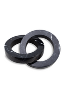 Black Marble Loop Sculpture | Liang & Eimil Amulet I | OROATRADETRADE.com