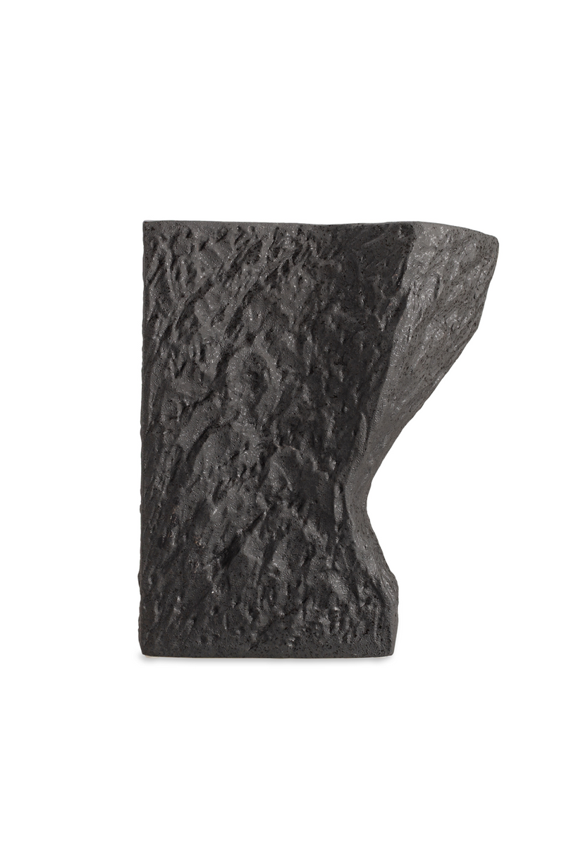 Textured Black Ceramic Vase | Liang & Eimil Quarry I | OROATRADETRADE.com