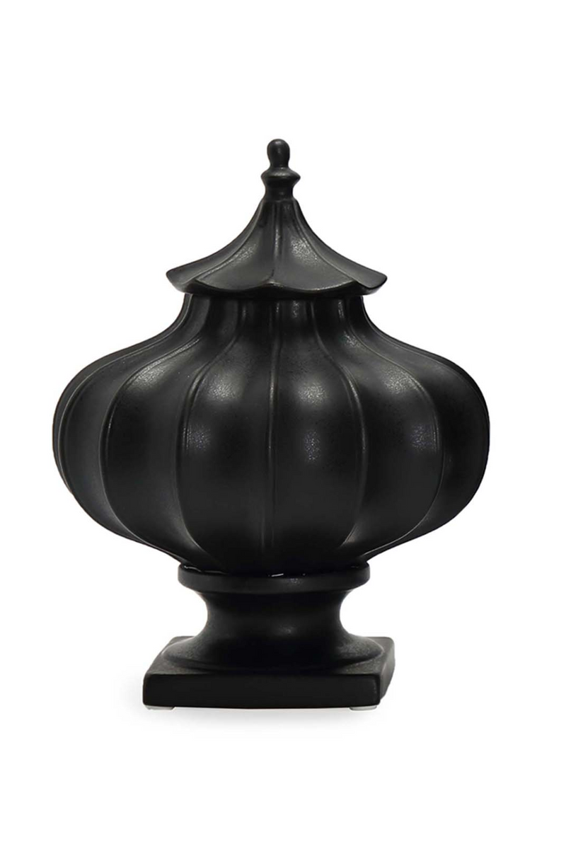 Black Ceramic Classic Jar | Liang & Eimil Inchscape | OROATRADETRADE.com