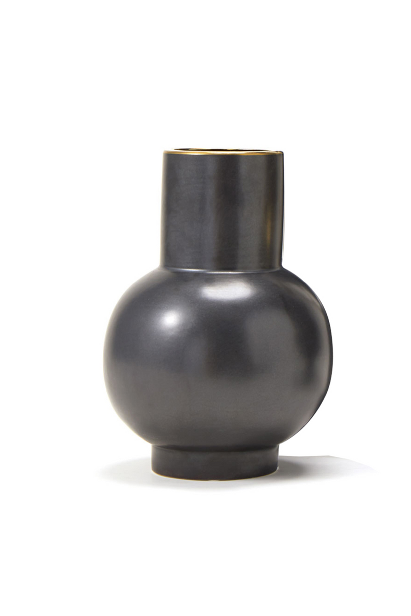 Metallic Glazed Ceramic Vase | Liang & Eimil Brimstone | OROATRADETRADE.com