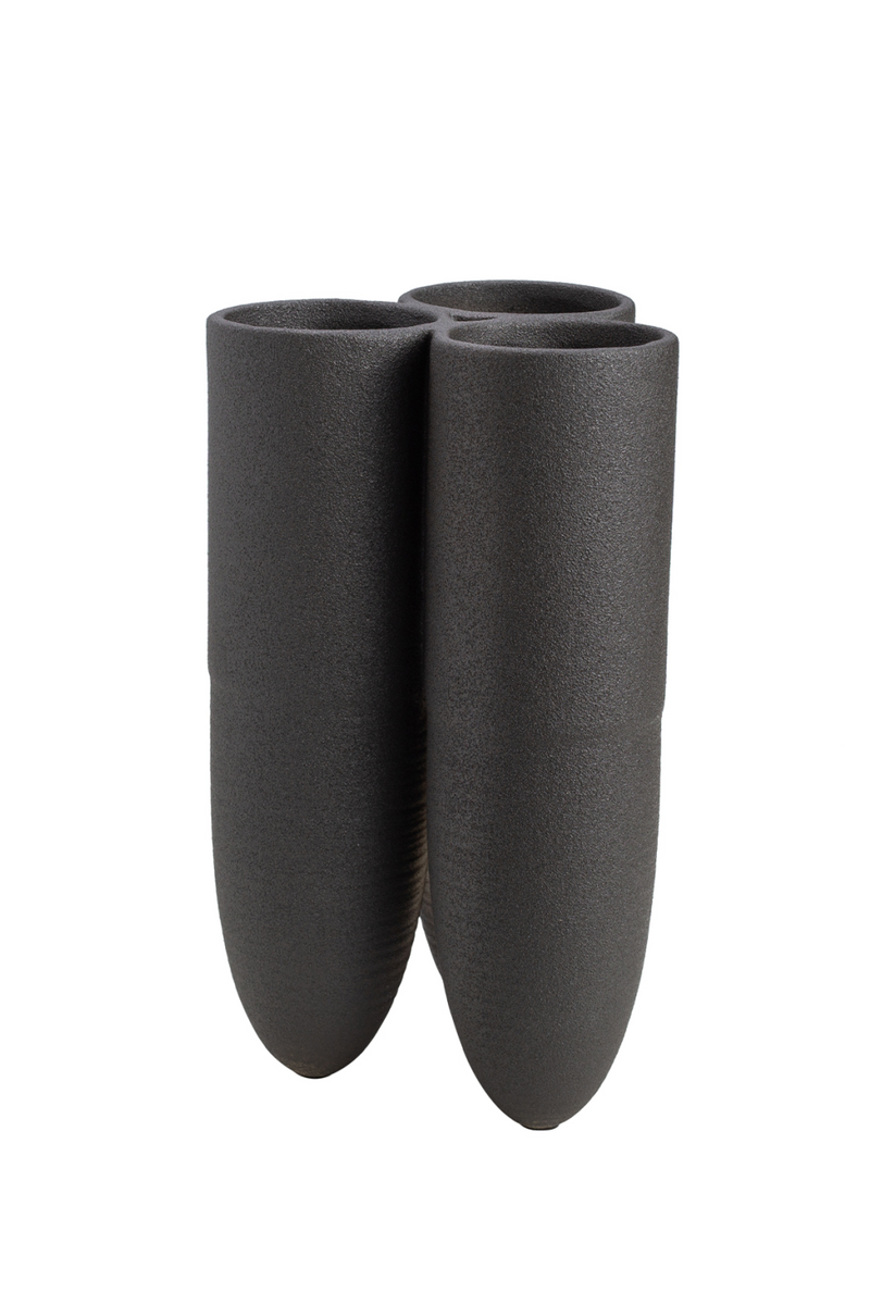 Black Ceramic Novelty Vase | Liang & Eimil Torpedo | OROATRADETRADE.com