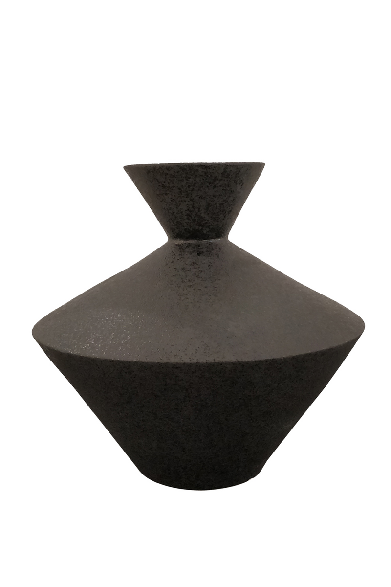 Black Glaze Ceramic Vase | Liang & Eimil Bluster | OROATRADETRADE.com