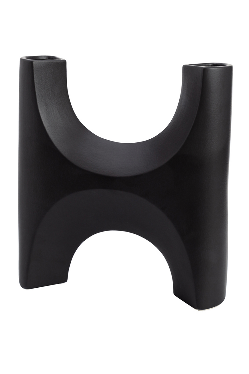 Hand-Glazed Black Ceramic Vase | Liang & Eimil Savier | OROATRADETRADE.com
