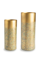 Patinated Gold Cylindrical Vase (S) | Liang & Eimil Inger I | OROATRADETRADE.com