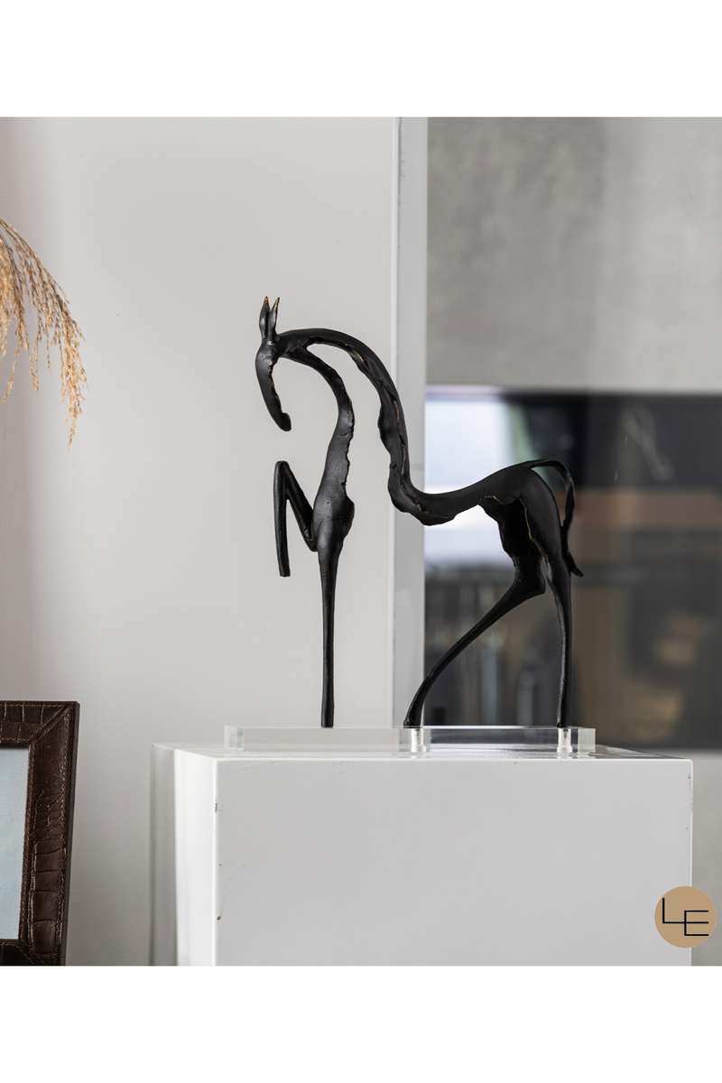 Black Horse Abstract Sculpture | Liang & Eimil Equus | OROATRADETRADE.com