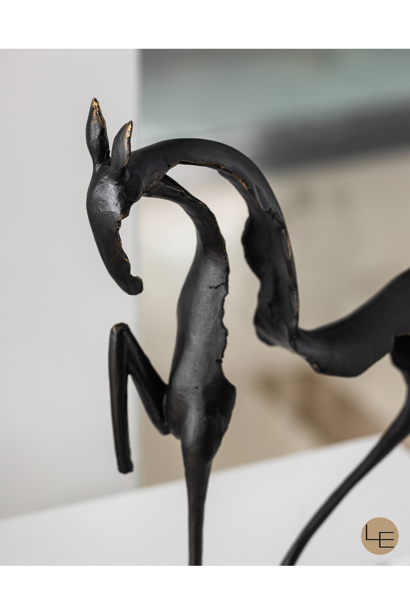 Black Horse Abstract Sculpture | Liang & Eimil Equus | OROATRADETRADE.com
