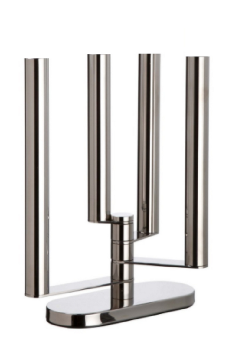 Polished Steel Modern Candleholder | Liang & Eimil Breuer | OROATRADETRADE.com