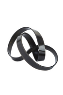 Black Abstract Strip Sculpture | Liang & Eimil Moebius II | OROATRADETRADE.com