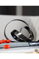 Black Abstract Strip Sculpture | Liang & Eimil Moebius II | OROATRADETRADE.com