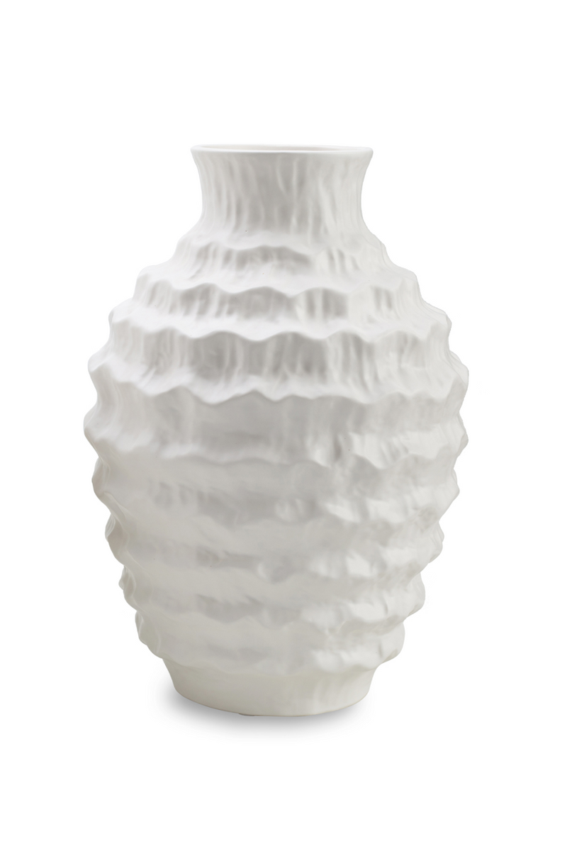 Carved Ceramic Vase | Liang & Eimil Tamara | Oroatrade