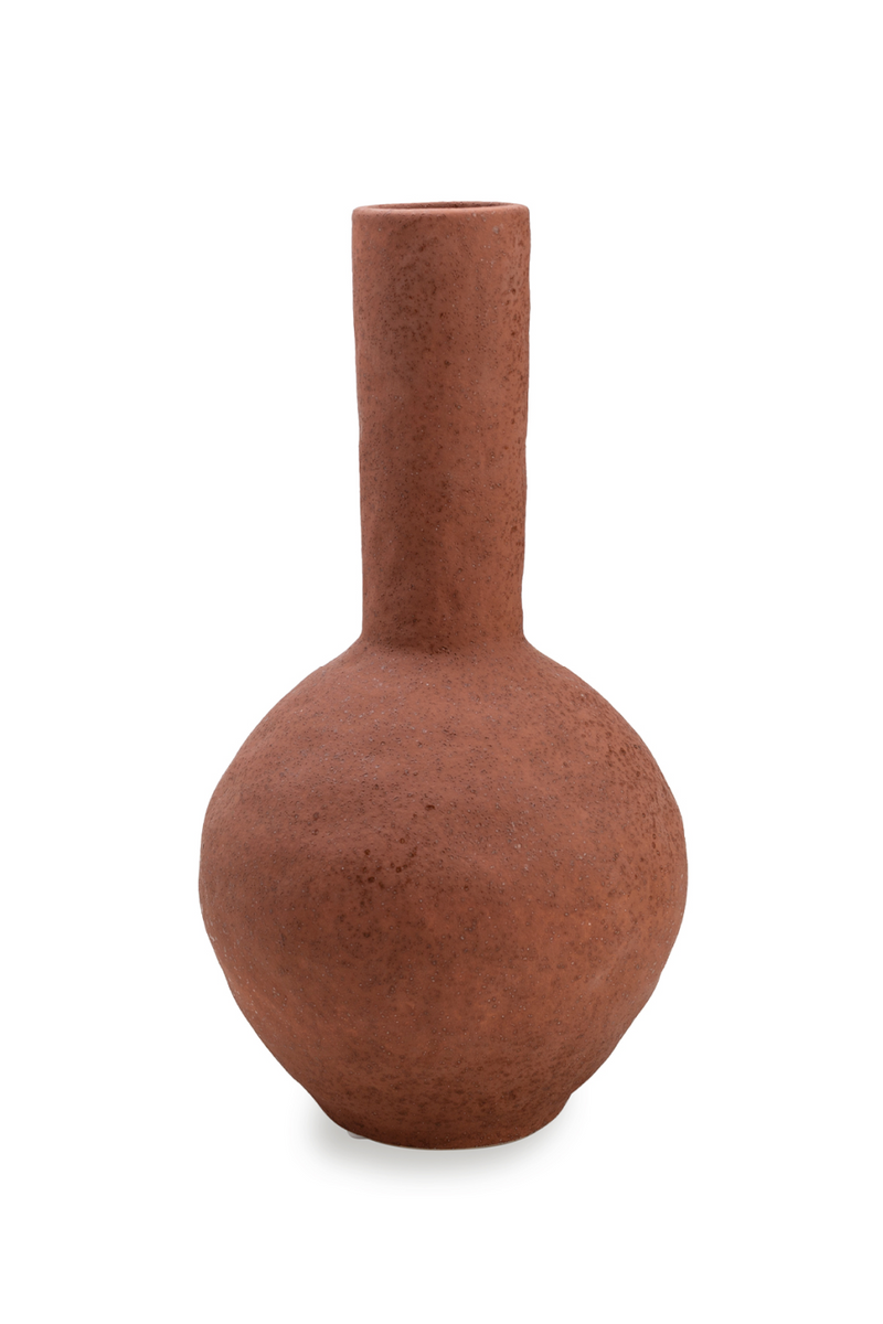 Earthy Red Ceramic Vase | Liang & Eimil Joan | Oroatrade