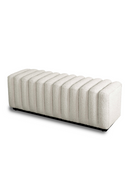 Channeled Seat Boucle Bench | Liang & Eimil Kalum | Oroatrade