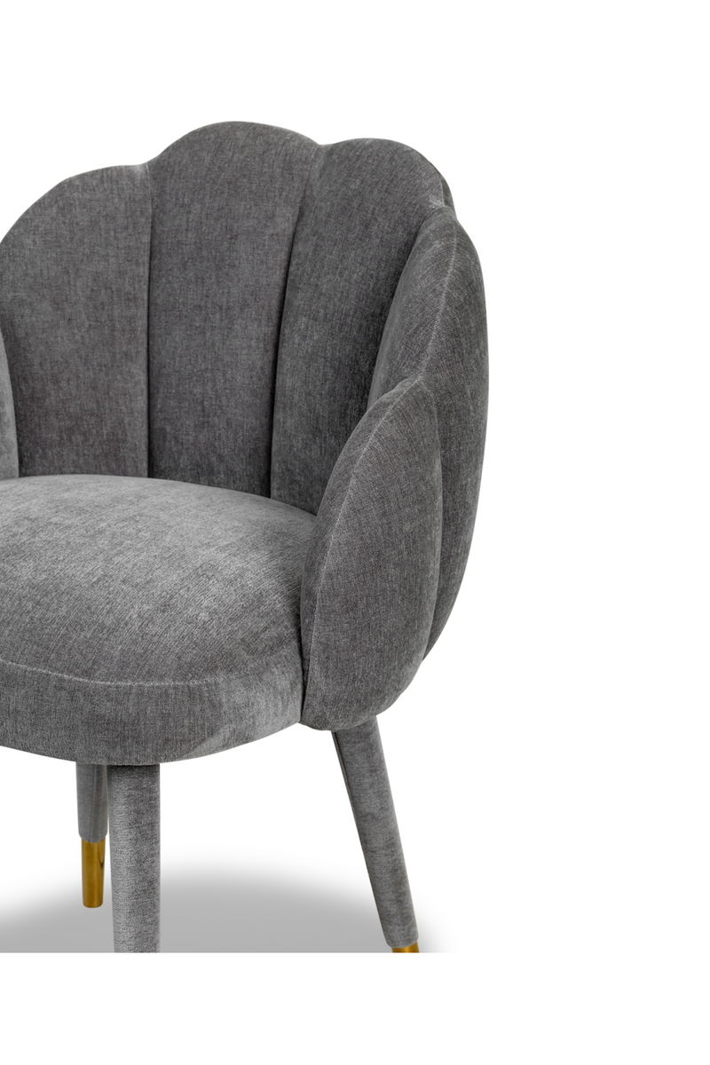 Velvet Clamshell Dining Chair | Liang & Eimil Mina | Oroatrade.com