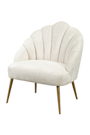White Velvet Accent Chair | Liang & Eimil Walton | Oroatrade.com