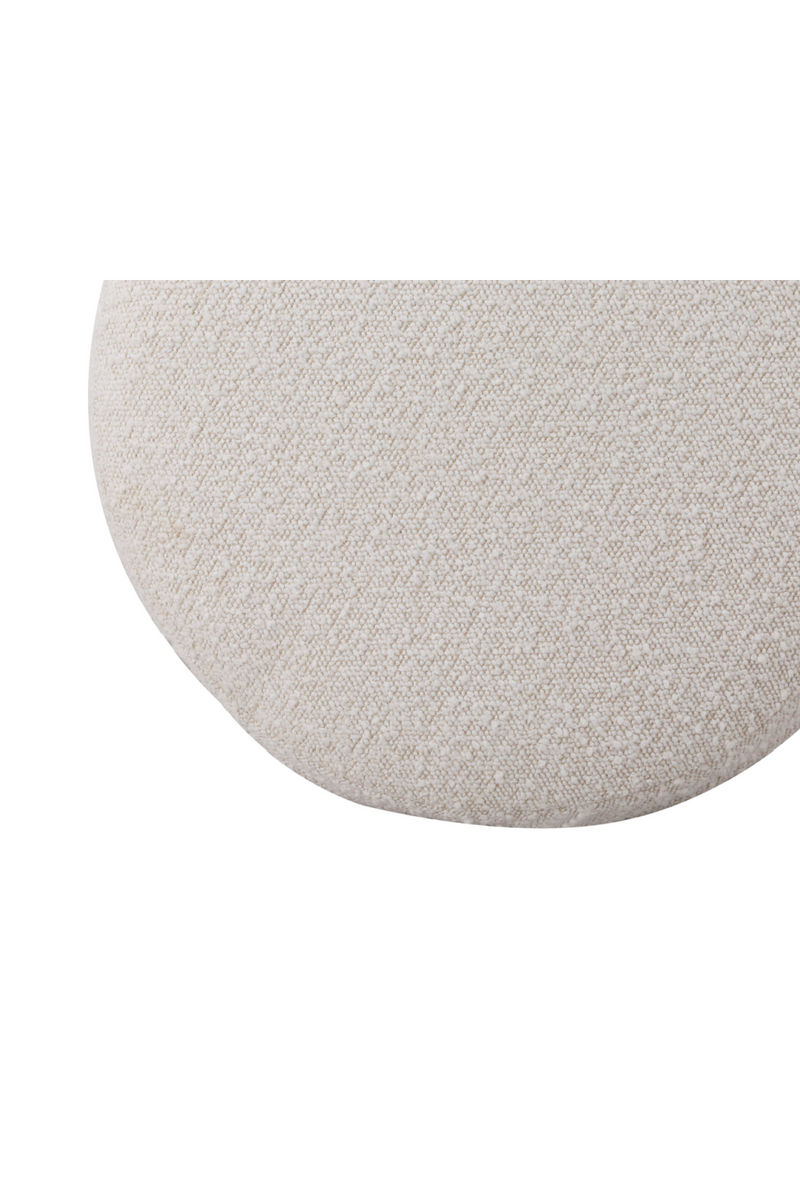 Round White Boucle Pillow | Liang & Eimil V Lux | Oroatrade
