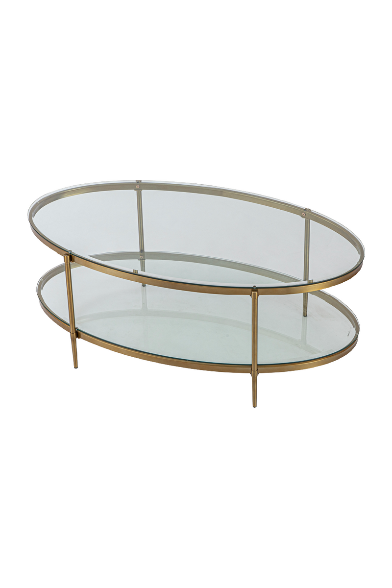 Oval Glass Modern Coffee Table | Liang & Eimil Adlon | Oroatrade.com